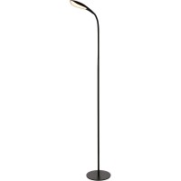 Sleek LED floor lamp with adjustable arm46 Lamp is 4465 watts at 480 lumens44 soft lighting with a Warm temperature color of 3000K46 Equipped with a foot switch to power the floor lamp FeaturesSleek LED Desk Lamp with Smooth Touch Dimmer 38 USBAdjustable 