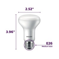 Philips 456995 Led Dimmable R20 Flood Light Bulb With Warm Glow Effect