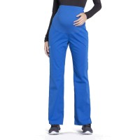 A great fitting Maternity straight leg pant features a soft ribknit panel that stretches over your belly for maximum coverage and support and grows with you Also featured are two cargo pockets a cell phone pocket back pocket and side vents Our comfy Mater