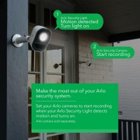 Arlo Lights - Smart Home Security Light | Wireless, Weather Resistant, Motion Sensor, Indoor/Outdoor, Multi-Colored Led| 2 Light Kit (Als1102) Camera Not Included