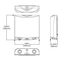 Sure-Lites Selw25 Selw .6/.8W 120/277V Silver Integrated Led Emergency Light, Silver