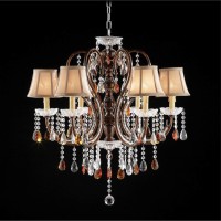 This is a traditional style ceiling lamp which will give royal as well as antiqued look to your decorThis elaborate ceiling lamp features hanging crystals and has a golden brown finish that gives it an upscale lookIt ismade up of metal resin and tea cryst