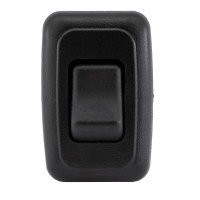 American Technology Components Single Spst Onoff Switch With Bezel 12Volt For Rv Trailer Camper Black