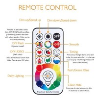 Sunnest Led Color Changing Light Bulb Christmas, 900Lm Dimmable E26 10W (60W Equivalent) Rgbw, Mood Light Bulb With Timing Remote, 120 Colors Screw Base Lights For Home Decor, Bedroom, Stage, Party