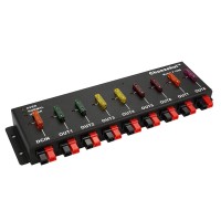 Chunzehui F-1008 Horizontal 9 Port 40A Connector Power Splitter Distributor Source Strip, 1 Input And 8 Output.