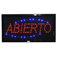 Advertisement Luminous Led Open Phrase Low Consumption Real Photos