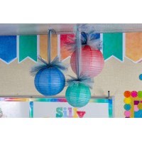 WATERCOLOR HANGING PAPER LANTERNS