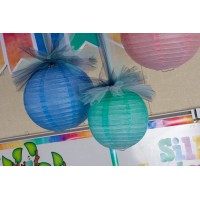 WATERCOLOR HANGING PAPER LANTERNS