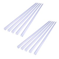 Delight 10Pcs 39 38 X 916 X 916 Clear Pvc Channel Mounting Holder Acc For 916 Led Neon Flex Strip Light 32 Total Length