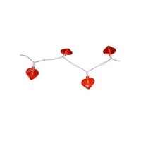 Happy Valentines Day 3-Ft. Shaped Led Light Strings Strands Of Red Heart