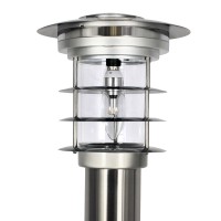 Gama Sonic Stainless Steel Solar Bollard Lamp