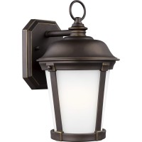 Sea Gull Lighting Generation 8650701En3-71 Transitional One Light Outdoor Wall Lantern From Seagull-Calder Collection Dark Finish, Medium, Antique Bronze