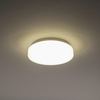 Coramdeo 7 Inch Round Led Ceiling Flush Mount For Hallway Bedroom Laundry Utility Rooms And Closets Built In Led Gives 75W O