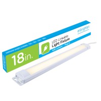 Enbrighten Premium Linkable Under Cabinet Fixture, 18In, Led, Linkable, 628 Lumens, 3000K Bright White, 38846-T1