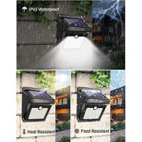 28 Leds Solar Lights Outdoor, Luposwiten Solar Motion Sensor Lights Wireless Security Lights, 400 Lumen Waterproof Solar Powered Lights For Steps Yard Garage Porch Patio?4-Pack?