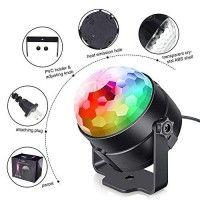 Disco Lights Party Lights Qingers Dj Stage Light 7 Colors Sound Activated For Christmas Ktv Club Lights Romantic Decorati