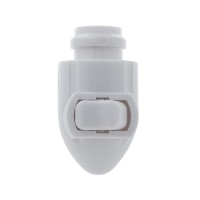 Plug In Night Light Module White Plastic Great For Making Your Own Decorative Night Lights Pack Of 10