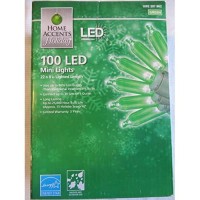 Home Accents 100 Led Green Mini Lights