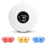 Littlehippo Kelvin Room Thermometer Hygrometer And Color Changing Night Light Indoor Temperature Monitor Digital Thermostat