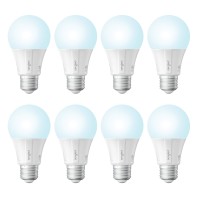 Sengled Zigbee Smart Light Bulbs, Smart Hub Required, Works With Smartthings And Echo With Built-In Hub, Voice Control With Alexa And Google Home, Daylight 60W Equivalent A19 Alexa Light Bulb, 8 Pack