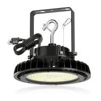 Adiding Ufo Led High Bay Light 150W Bright 170Lm/W Dlc Listed 25,500Lm 0-10V Dimmable Shop Light Ac100-277V With 6.56Ft Us Plug Power Cable, Rotatable Bracket For Barn, Warehouse, Workshop, Storage