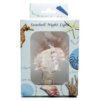 Nautical Crush Trading Sea Shell Night Light | Pink Murex Shell Nautical Night Light | Home Decor | Plus Free Nautical Ebook By Joseph Rains