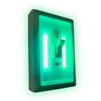 Cordless Green Led Wall Light