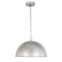 Marion Collection Pendant D15 H19 Lt:1 Vintage Sliver Finish