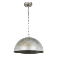 Marion Collection Pendant D15 H19 Lt:1 Vintage Sliver Finish