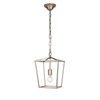 Maddox Collection Pendant D9.75 H14.5 Lt:1 Vintage Sliver Finish