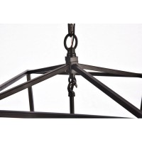 Maddox Collection Pendant D12.5 H18.25 Lt:3 Black Finish