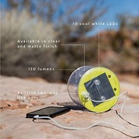 Mpowerd Luci Pro Outdoor 2.0: Solar Inflatable Lantern + Phone Charger With 150 Lumens, Lasts Up To 50 Hours, All-In-One Lantern With Built-In Usb Port, Waterproof, Compact, Lightweight, 5 X 4.25