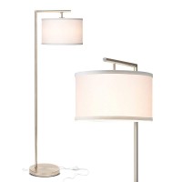 Brightech Montage Modern Floor Lamp Led Floor Lamp For Living Rooms Offices Tall Standing Lamp For Bedroom Reading Corner