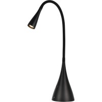 Elegant Decor Illumen Collection 1-Light Matte Black Finish Led Desk Lamp