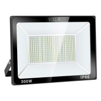 Solla 300W Led Flood Light, Ip66 Waterproof, 24000Lm, 1600W Equivalent, Super Bright Outdoor Security Lights, 6000K Daylight White, Floodlight Landscape Wall Lights