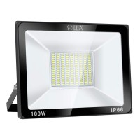 Solla 100W Led Flood Light, Ip66 Waterproof, 8000Lm, 550W Equivalent, Super Bright Outdoor Security Lights, 3000K Warm White, Outdoor Floodlight For Garage, Garden, Lawn And Yard