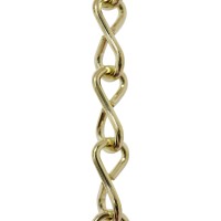 Rch Hardware Chs5016Pb3 14 Gauge Decorative Solid Steel Single Jack Fixture Chain 3 Foot Increments Polished Brass Fin