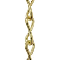 Rch Hardware Ch-S50-12-Pb-3 Steel Basket Chain, Polished Brass (3 Feet)