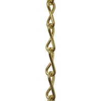 Rch Hardware Ch-S50-12-Pb-3 Steel Basket Chain, Polished Brass (3 Feet)