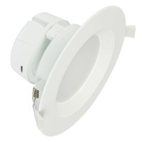 Westinghouse Lighting 5090000 65-Watt Equivalent 6-Inch Direct Wire Recessed Led Downlight Dimmable Warm White, White Trim