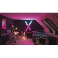 Nanoleaf Rhythm Edition Wifi Smart Rgb 16M+ Color Led Dimmable Gaming And Home Decor Wall Lights Starter Kit (9 Panels)