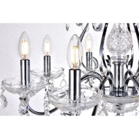 Voltaire Collection Chandelier D26 H25 Lt:8 Chrome Finish