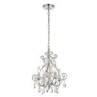 Kato Collection Pendant D12.6 H16.3 Lt:4 Chrome Finish