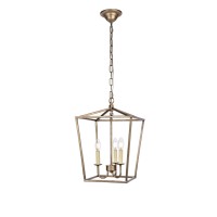 Maddox Collection Pendant D12.5 H18.25 Lt:3 Vintage Sliver Finish