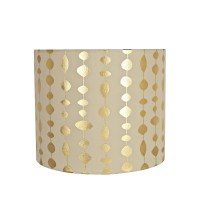 Aspen Creative 31097, Transitional Drum (Cylinder) Shaped Spider Construction Lamp Shade In Beige, 12