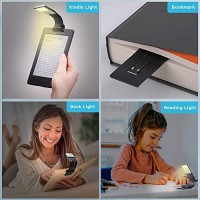 Vekkia Bookmark Book Light, Clip On Reading Lights For Books In Bed, Infinite Brightness Levels, Soft Light Easy For Eyes, Built-In Usb Cable Easy Charge. Perfect For Readers & Kids