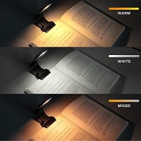 Vekkia Bookmark Book Light, Clip On Reading Lights For Books In Bed, Infinite Brightness Levels, Soft Light Easy For Eyes, Built-In Usb Cable Easy Charge. Perfect For Readers & Kids