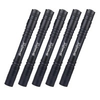 Cussity Pen Light, Led Pocket Pen Flashlight, 5 Pcs Small Mini Flashlight With Clip, 3 Modes For Camping, Outdoor, Emergency