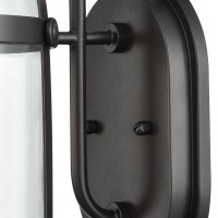 Hunley 1 Outdoor Sconce Oil Rubbed Bronze