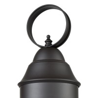 Onion 1 Outdoor Post Oil Rubbed Bronze